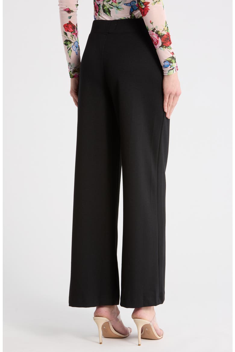 Darcelle High Waist Wide Leg Pants, Alternate, color, BLACK