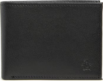 Original Penguin RFID Slim Bifold Leather Wallet | Nordstromrack
