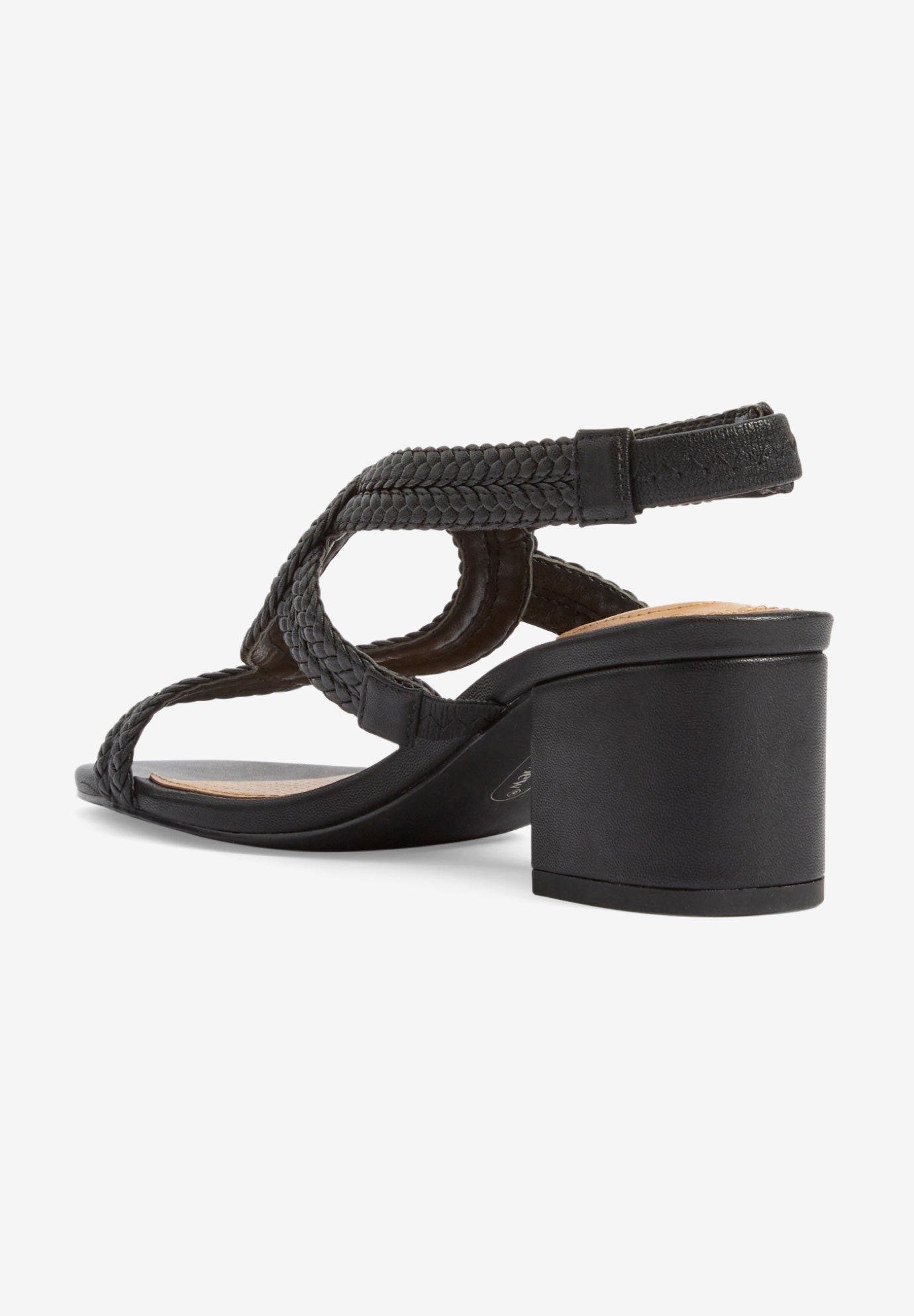 Comfortview The Dorothy Sandal, Alternate, color, Black