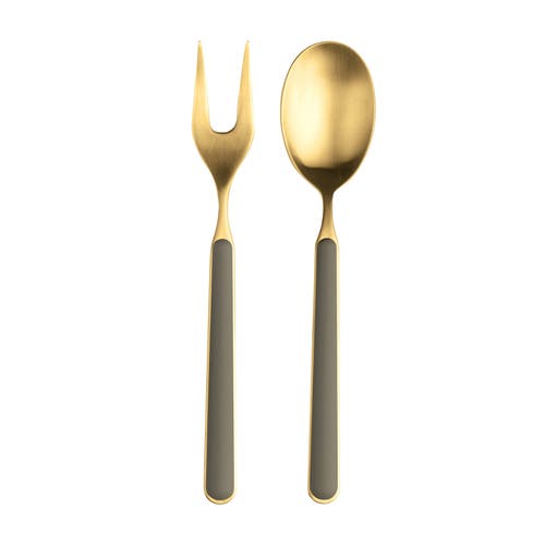 Mepra Fantasia Serving Set In Brown