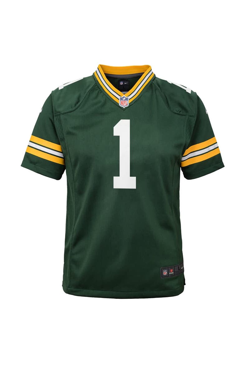 Youth Nike Micah Parsons Green Green Bay Packers Game Player Jersey, Alternate, color, Green