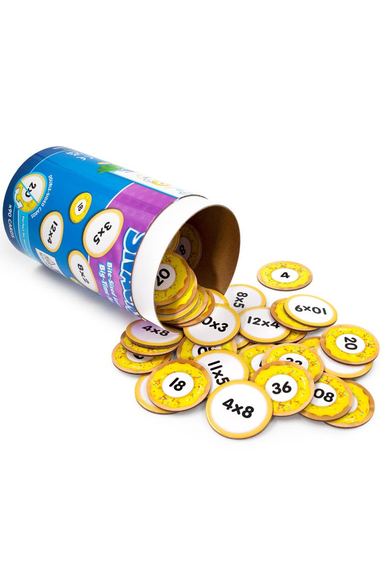 Multiplication Snacks Math Game, Main, color, Multicolored
