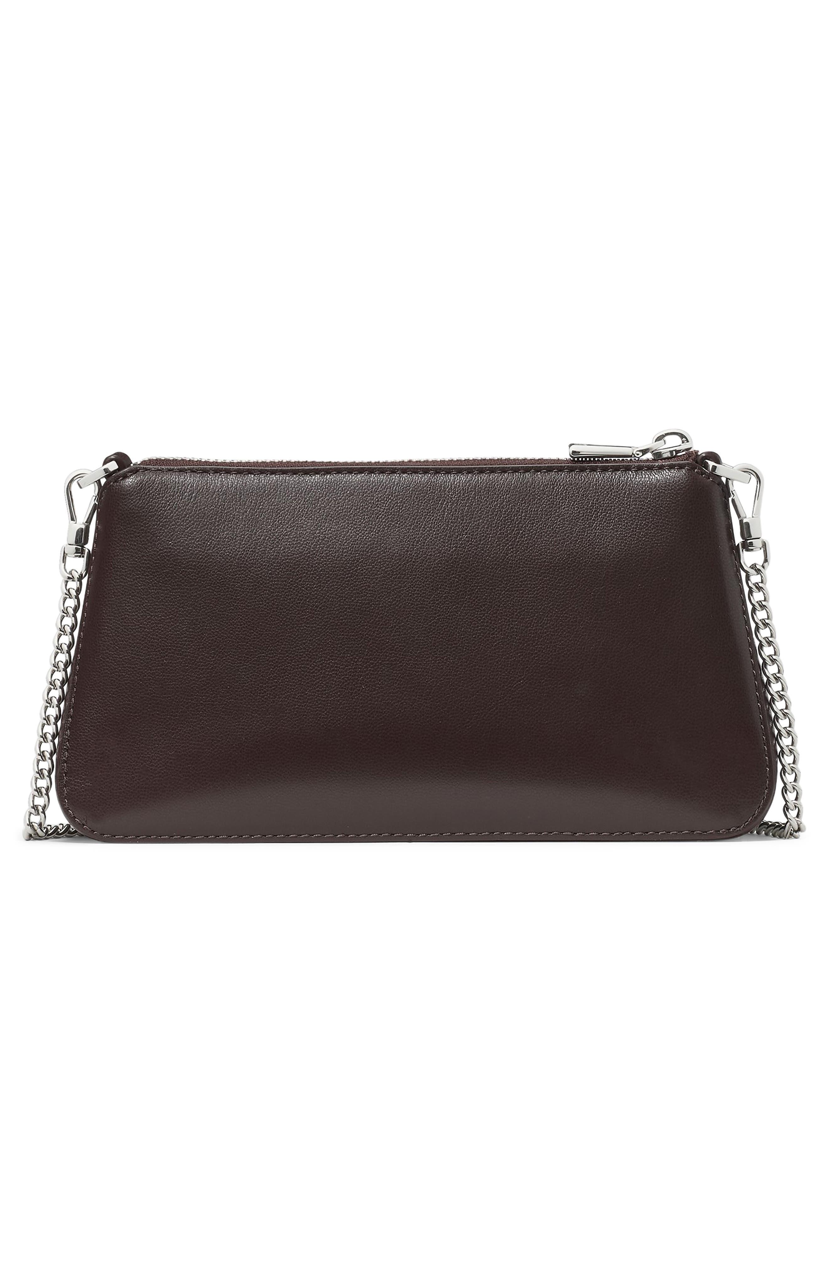 Kate Spade New York grace fine grain leather shoulder bag, Alternate, color, 