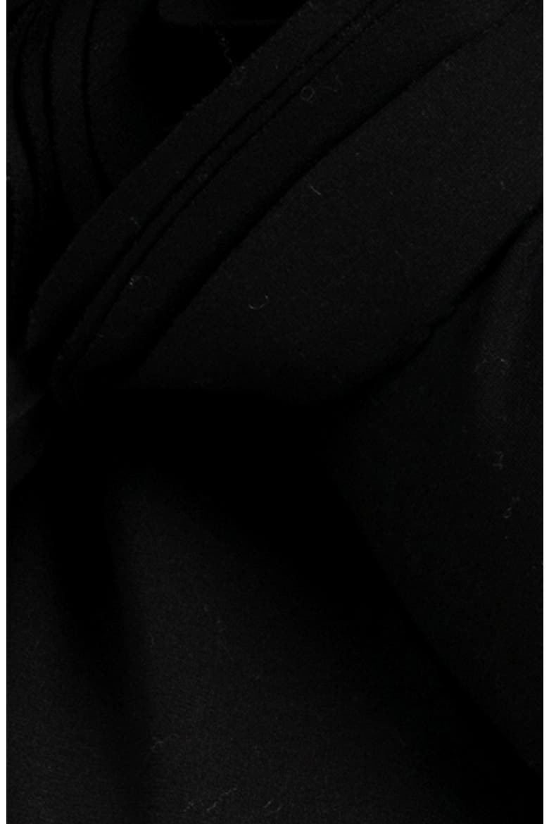Rosette Cuff Long Sleeve Maternity Sheath Dress, Alternate, color, BLACK