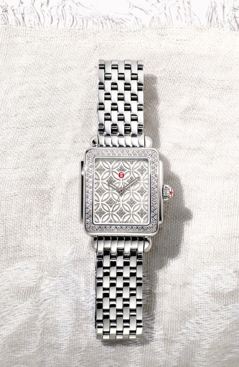 MICHELE Deco 16 16mm Bracelet Watchband, Alternate, color, 