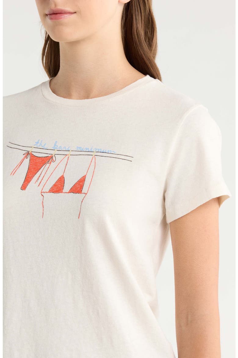 Bare Minimum Graphic Cotton T-Shirt, Alternate, color, VINTAGEWHITE