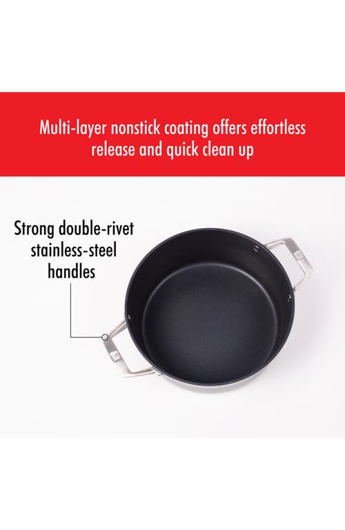 Zwilling Motion Hard Anodized Nonstick 5-quart Dutch Oven In Black