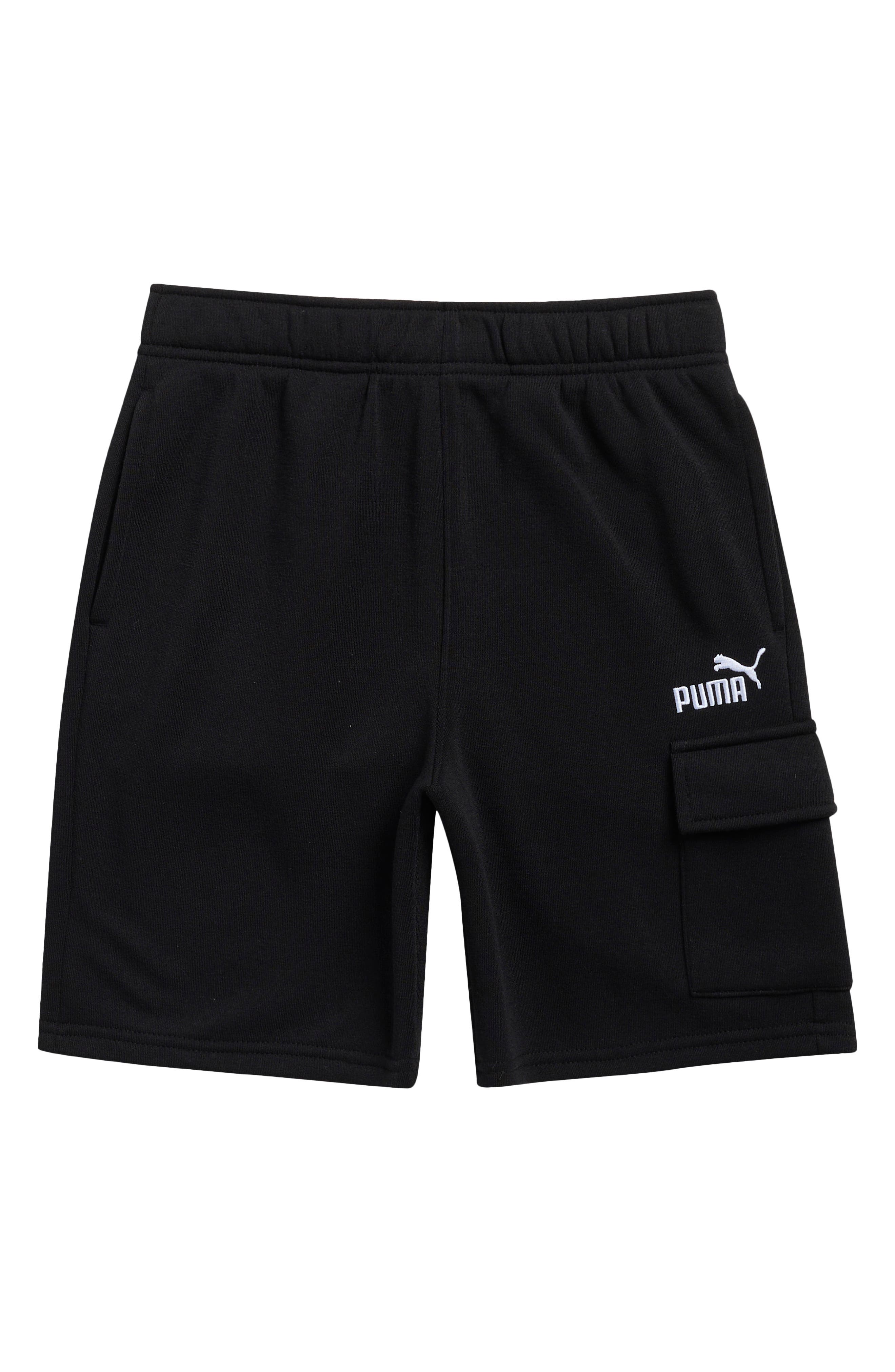 PUMA Kids' Fleece Cargo Shorts