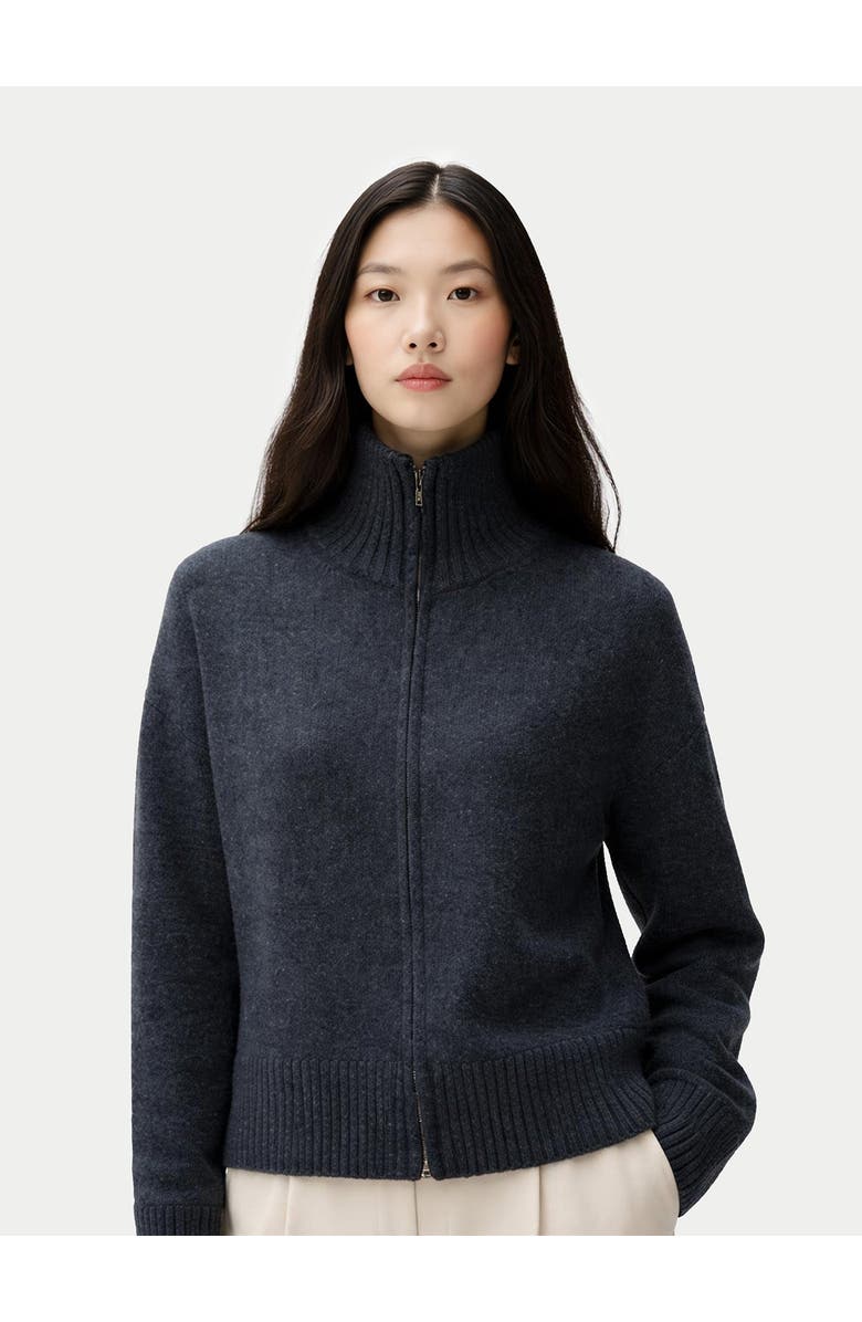 GOBI Mongolian Cashmere Cashmere Zip Cardigan, Main, color,