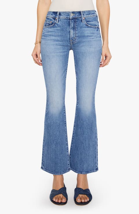 The Weekend High Waist Stretch Denim Bootcut Jeans