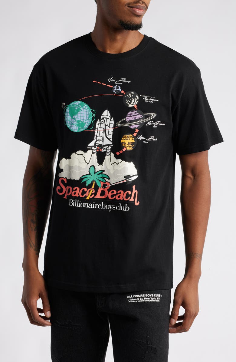 Billionaire Boys Club Space Beach Cotton Graphic T-Shirt, Main, color, 