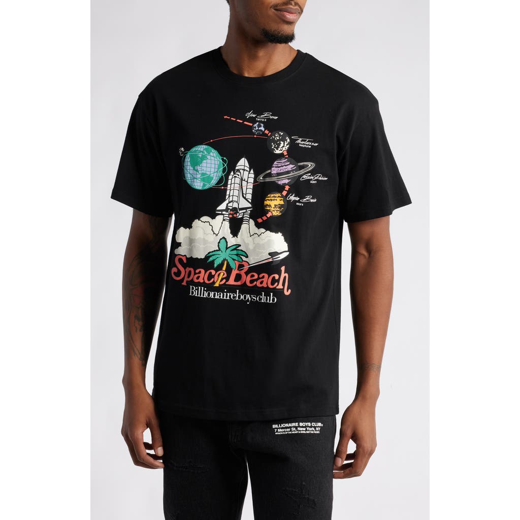 Billionaire Boys Club Space Beach Cotton Graphic T-shirt