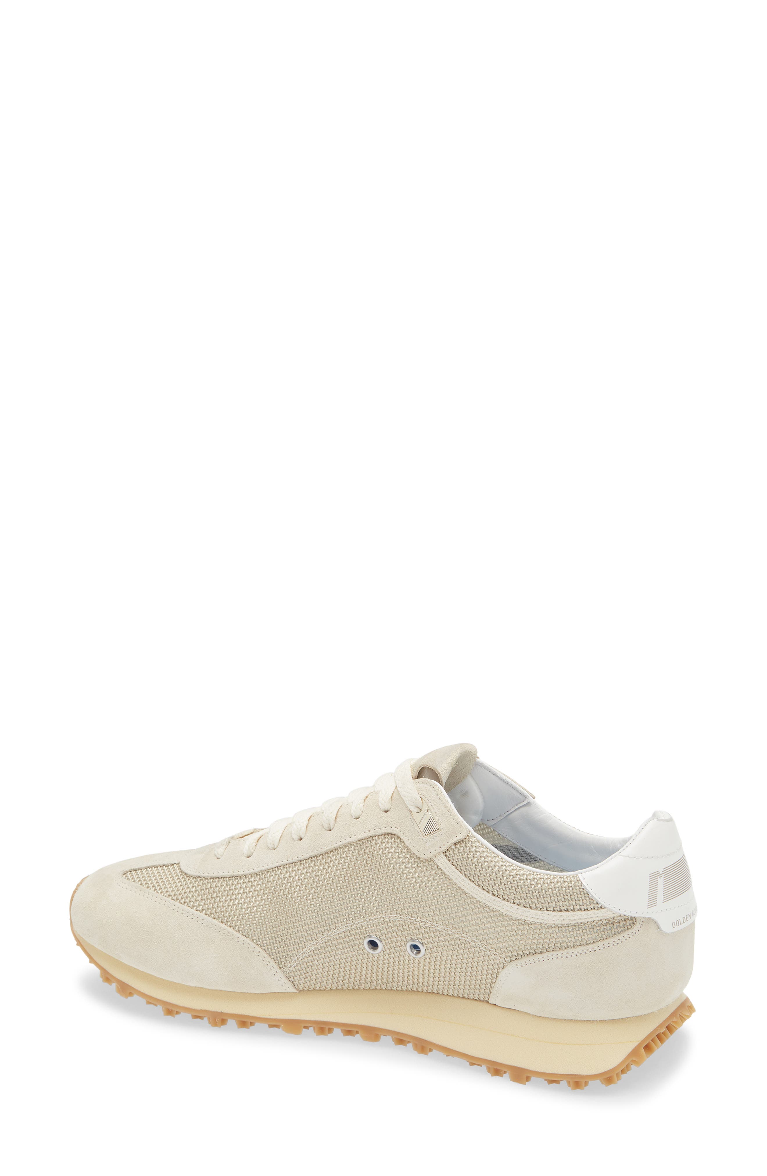 Golden Goose Running Marathon Sneaker, Alternate, color, Beige/Black