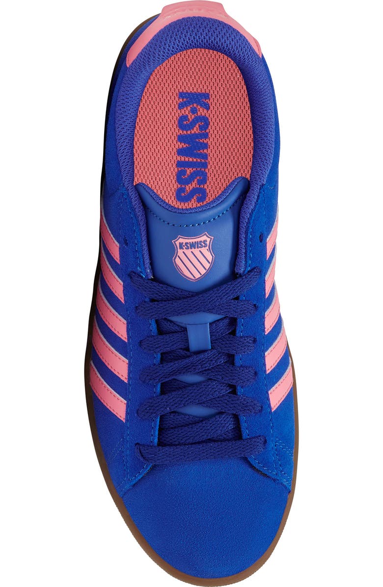 K-Swiss Court Tiebreak II Sneaker, Alternate, color, Dazzling Blue/Pink Lemon/Gum