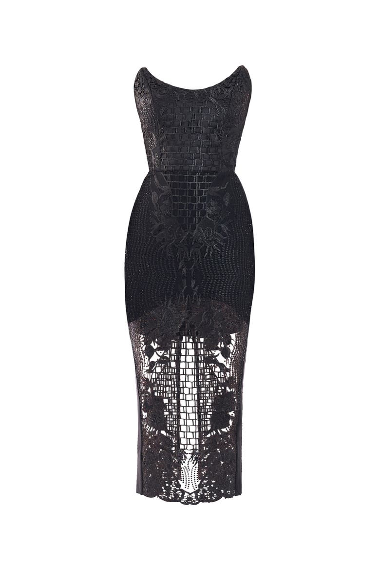 Imprint Dress, Alternate, color, BLACK