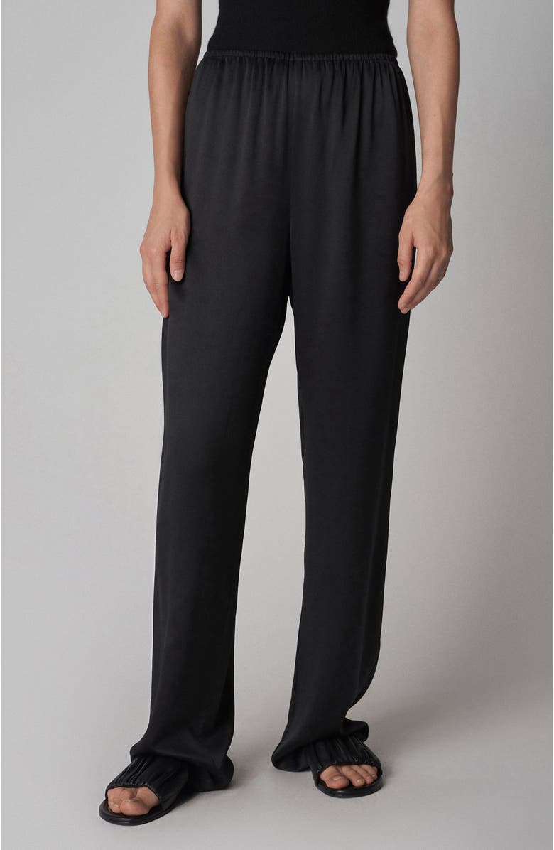 CO Elastic Waist Pant in Silk - Black, Main, color, 