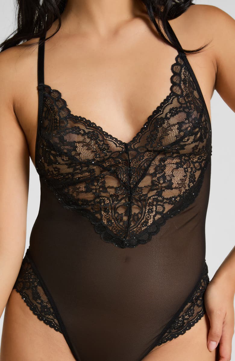 Hunkemöller Sabrina Teddy, Alternate, color, Caviar