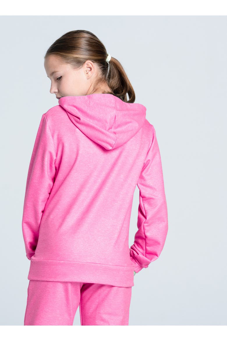 Heather Hoodie, Alternate, color, Pink
