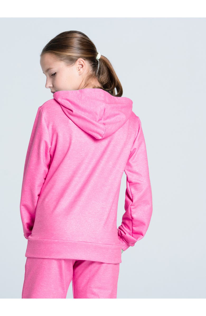 Lucky in Love Heather Hoodie, Alternate, color, Pink