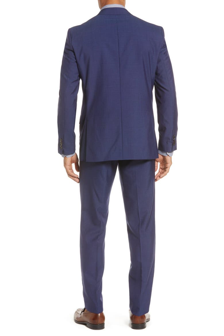 Jarrett Flat Front Trousers, Alternate, color, BLUE