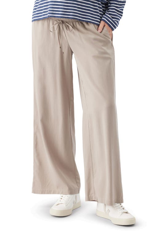 Ripe Maternity Wide Leg Tencel Pant In Neutral