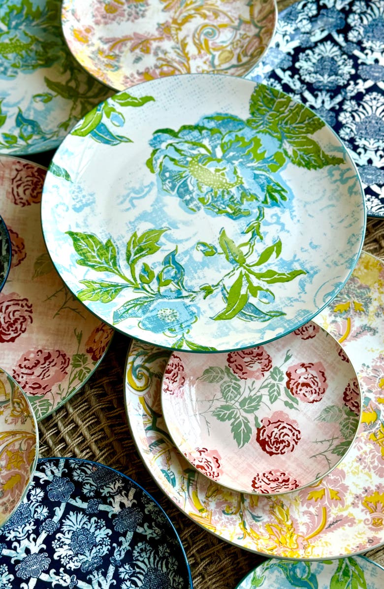 Patina Vie Maison Set of 4 Assorted Appetizer Plates, Alternate, color, 