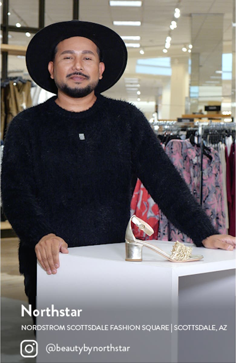 Crochet Block Heel Sandal, sales video thumbnail