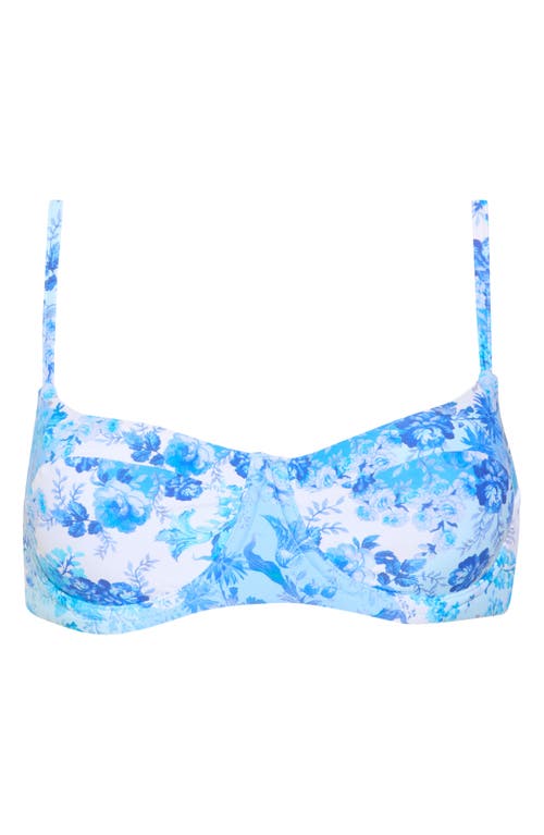 Sea Level Daiseyfield Balconette Bikini Top In Blue