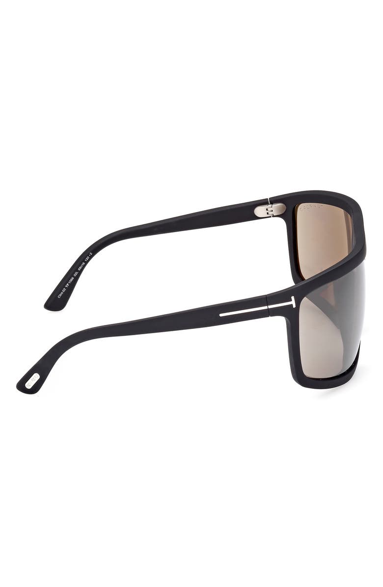 TOM FORD Clint 68mm Oversize Sunglasses, Alternate, color, 