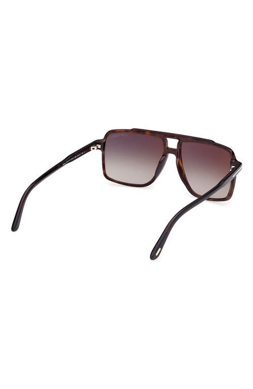 Tom Ford Kemp 59mm Navigator Sunglasses