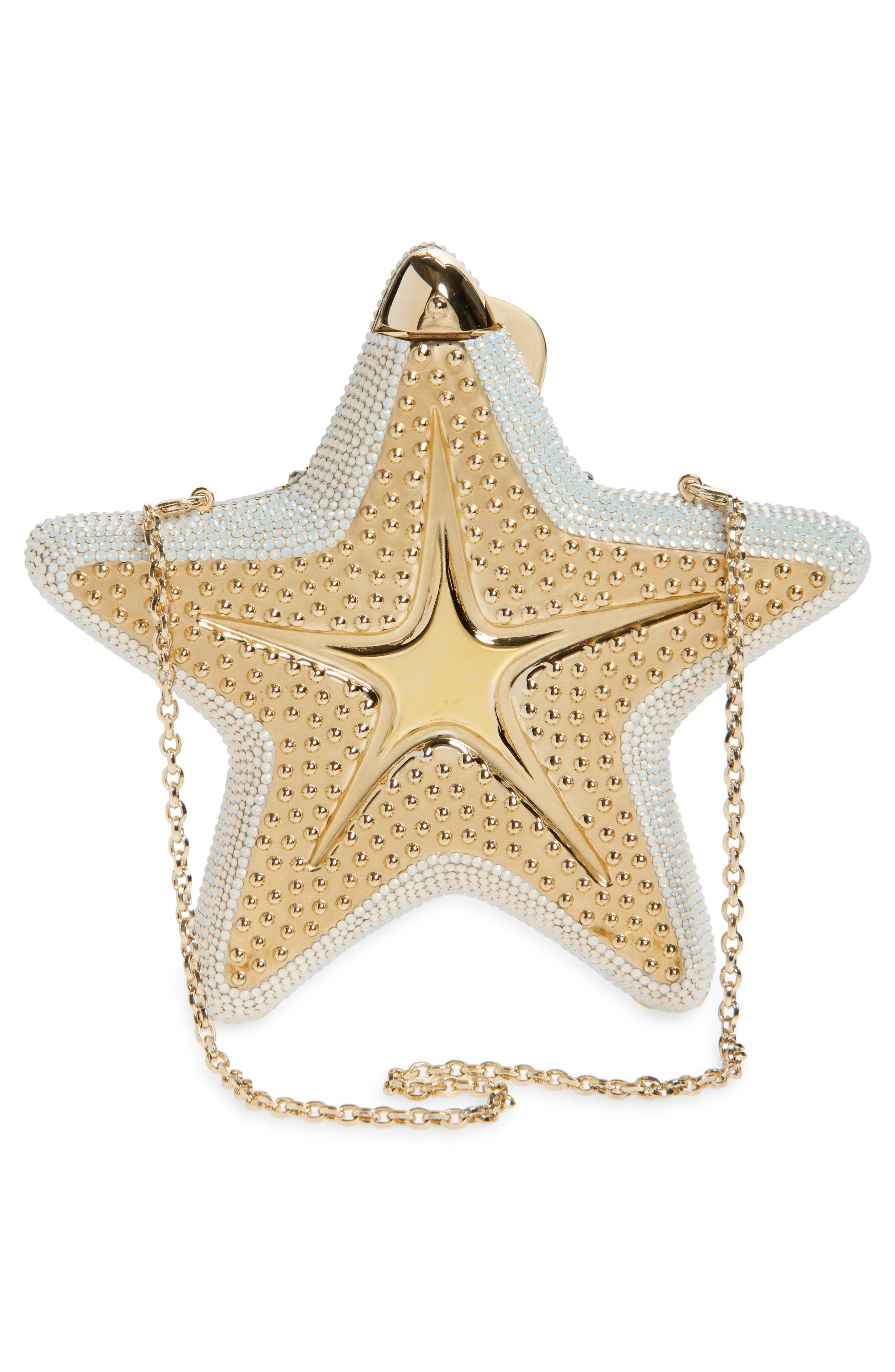 JUDITH LEIBER COUTURE Starfish Astro Clutch, Alternate, color, 