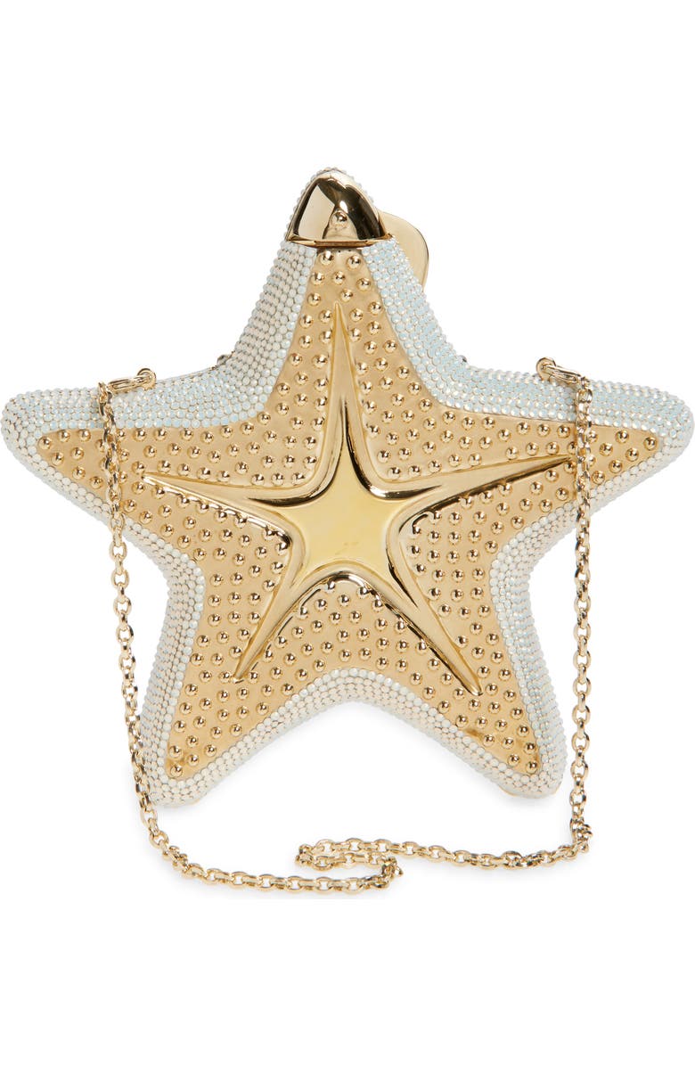 JUDITH LEIBER COUTURE Starfish Astro Clutch, Alternate, color,