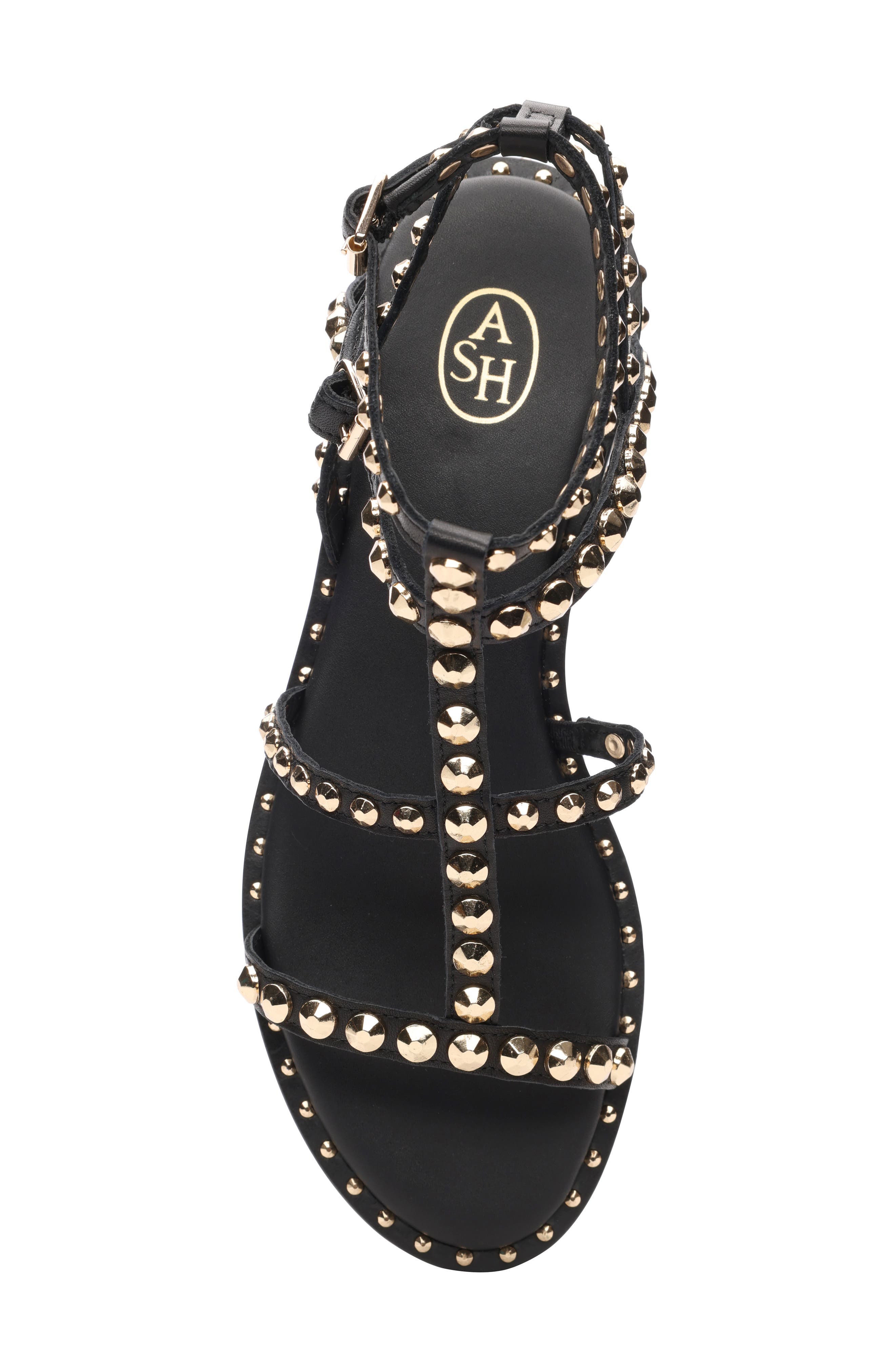 Precious Gladiator Sandal, Alternate, color, BLACK