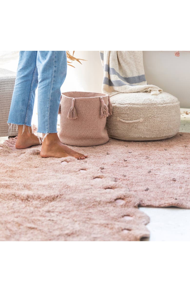 Lorena Canals Washabe Rug Pinecone Vintage Nude, Alternate, color, Vintage Nude, Linen