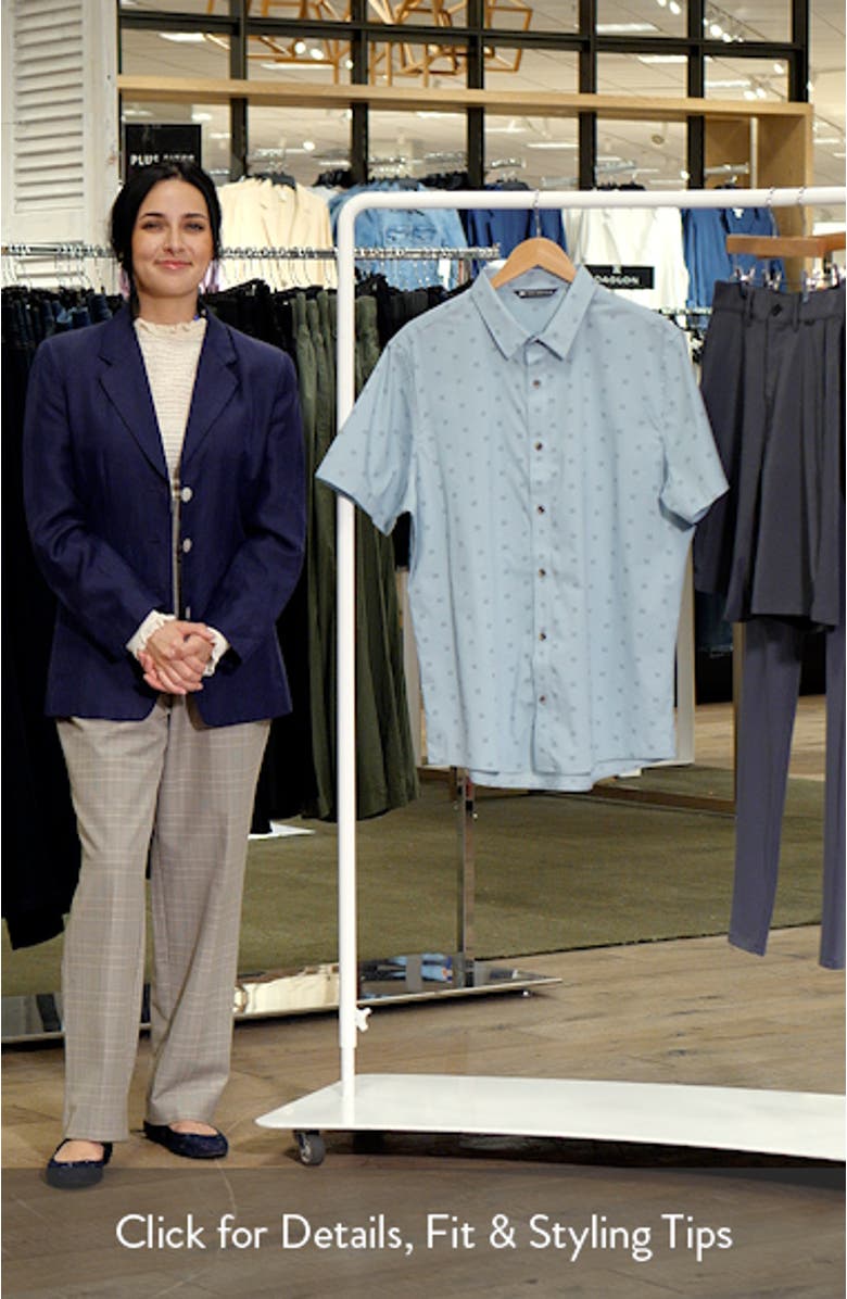 Bungalow Breeze Short Sleeve Button-Up Shirt, sales video thumbnail