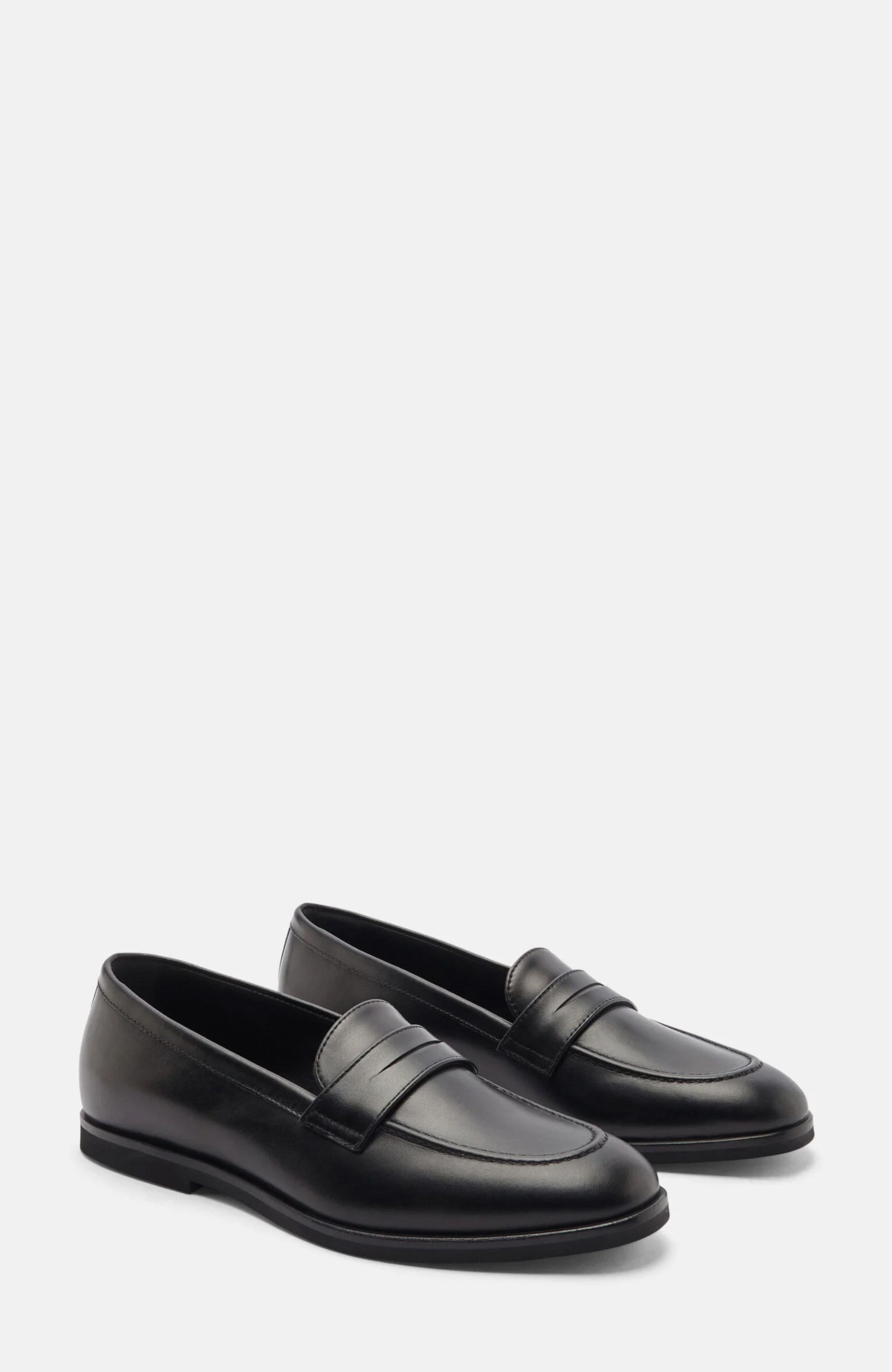 Monica Loafers, Main, color, Black - calf