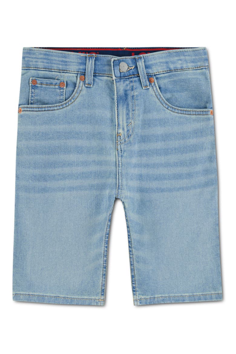 Levi's® Kids' Performance Denim Shorts, Main, color, BAUHAUS BLUES