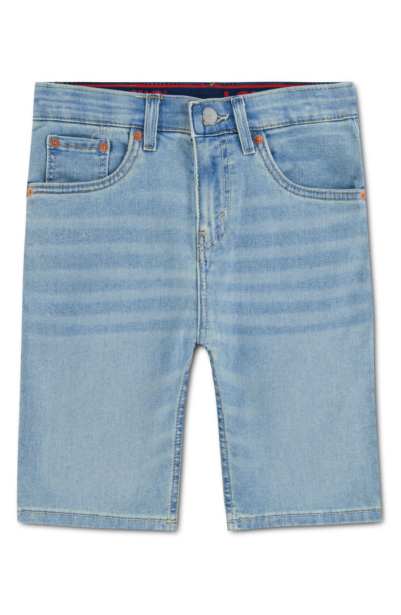Levi's <sup>®</sup> Kids' Performance Denim Shorts, Main, color, Bauhaus Blues