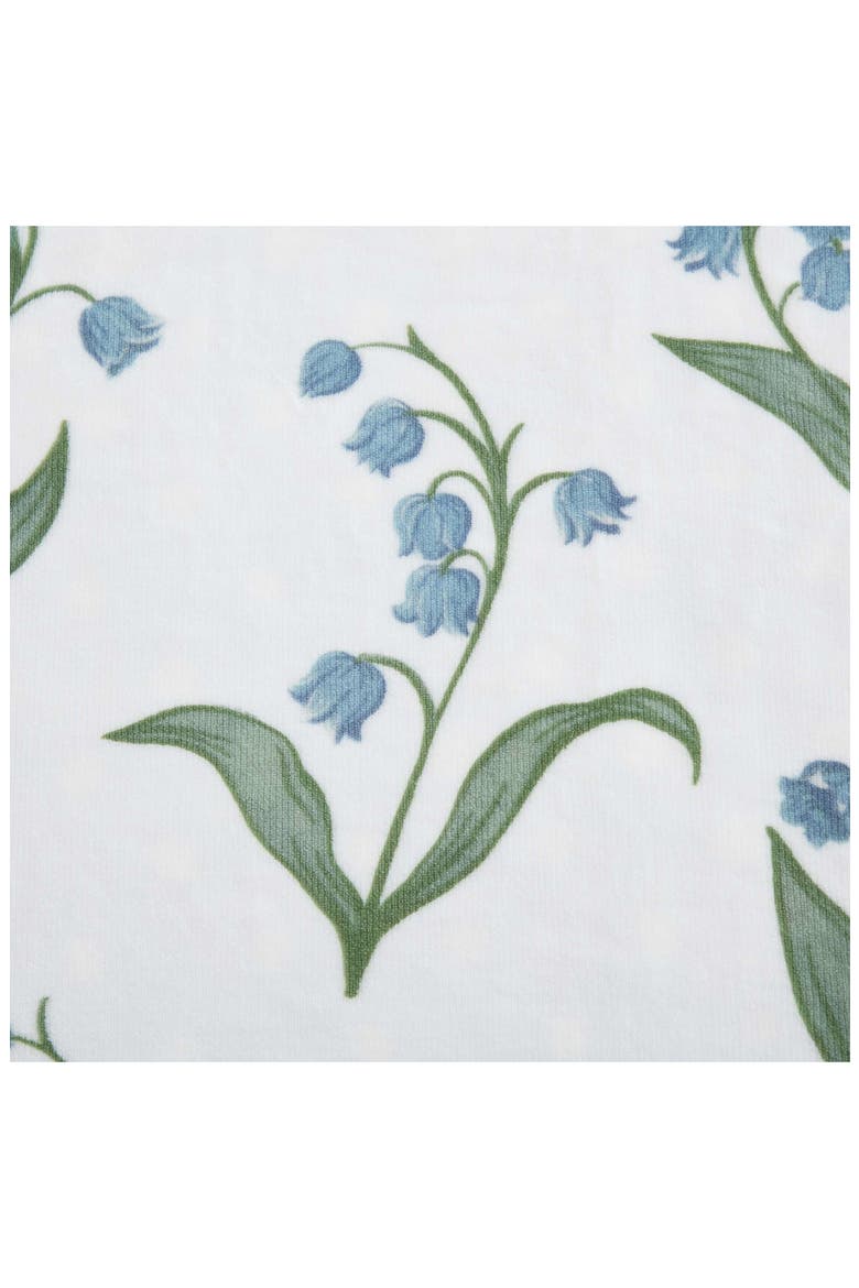 Dionne Reversible Microfiber Plush Throw, Alternate, color, WHITE/ WINTER BLUE/ GREEN