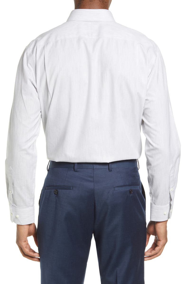 Nordstrom Trim Fit Non-Iron Cotton Dress Shirt, Alternate, color,