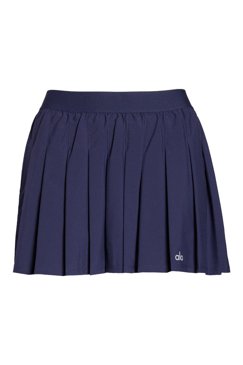 Varsity Tennis Skirt, Alternate, color, TRUE NAVY