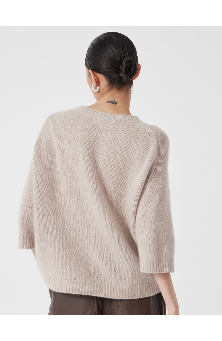 Hush Chunky 100% Cashmere Sweater, Alternate, color, Almond