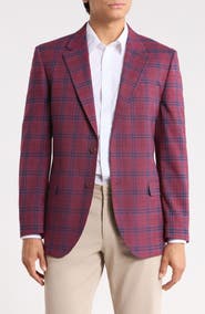 Nautica Plaid Stretch Sport Coat