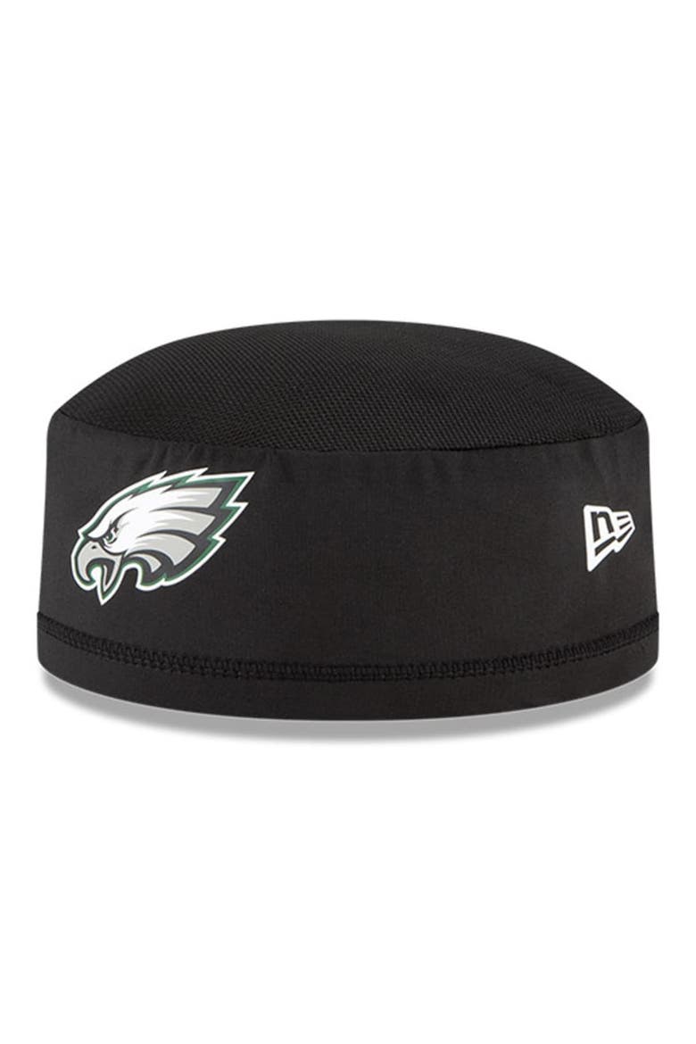 Men's New Era Black Philadelphia Eagles NFL Training Skully Cap, Main, color, Black