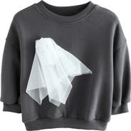 NEXT Kids' Halloween Ghost Appliqué Sweatshirt