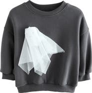 NEXT Kids' Halloween Ghost Appliqué Sweatshirt
