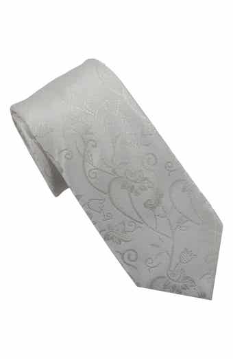 Sparkle Floral Print Tie