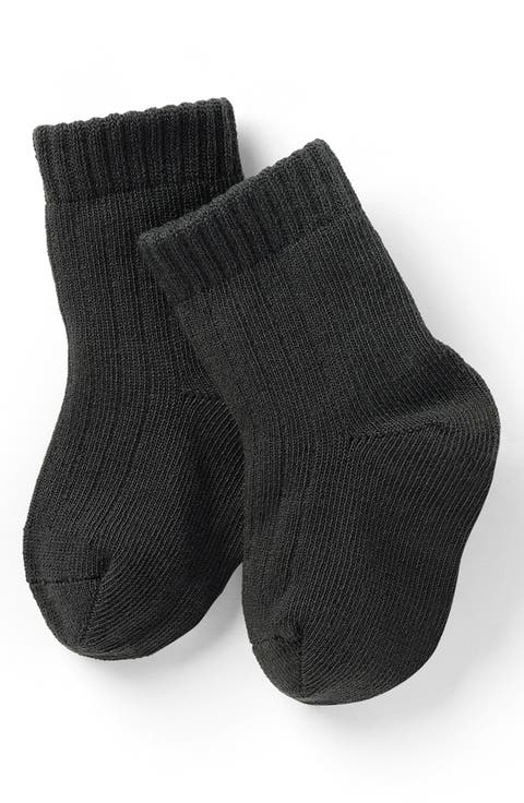 Cotton Blend Crew Socks (Baby)