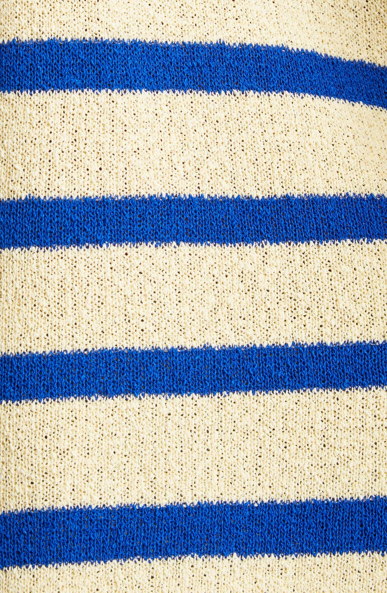 Proenza Schouler Yves Stripe Fringe Knit Top, Alternate, color, 