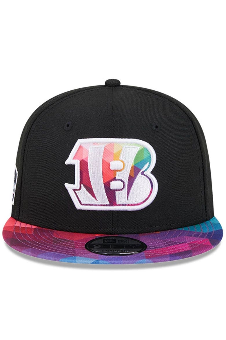 Men's New Era  Black Cincinnati Bengals 2023 NFL Crucial Catch 9FIFTY Snapback Hat, Alternate, color, Black